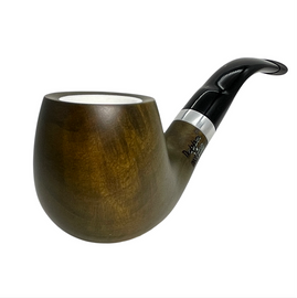 Meerschaum Lined Army Green 9mm Pear Wood Pipe