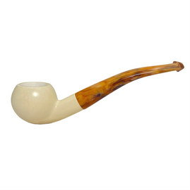 Antiqued Smooth Apple Meerschaum Pipe