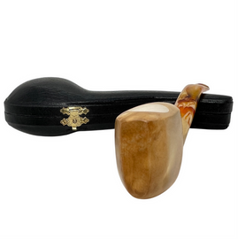 Pre-colored Rectangular Bowl Meerschaum Pipe