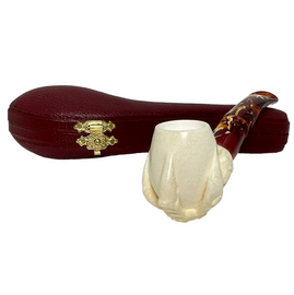 Small Claw Holding Bowl Meerschaum Pipe