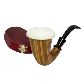 Medium Calabash Meerschaum Pipe with Smooth Top
