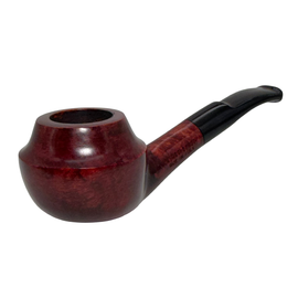 Small Rhodesian Red-Stained Italian Briar Pipe
