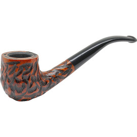 Lorenzo Spitfire Sport Brushed Rusticated Bent Briar Pipe