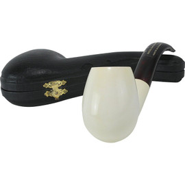 Special Smooth Full Bent Meerschaum Pipe