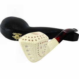 Special Emin Brothers Designer Lattice Meerschaum Pipe