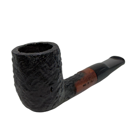 Small Rusticated Billiard Italian Briar Pipe