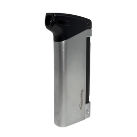 Vector KGM Aero Butane Pipe Lighter with Tamper - Chrome Satin