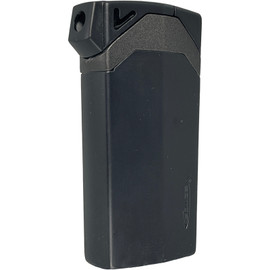 Vector KGM Guardian Dual Soft Flame & Torch Butane Lighter – Metallic Black