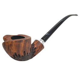 Nørding Rustic Freehand Spigot Churchwarden Briar Pipe
