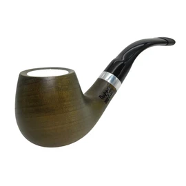 Army Green 9mm Pear Wood Meerschaum Lined Pipe