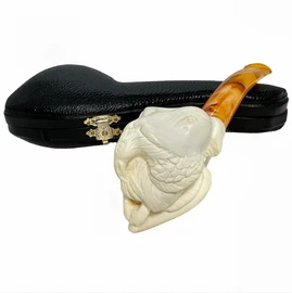 Hunting Dog Meerschaum Cigarette Holder