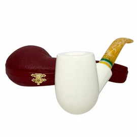 Signed Arasta Smooth Billiard Meerschaum Pipe