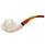 Deluxe Smooth Claw Designer Stem Meerschaum Pipe