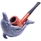 Blue Dolphin Ceramic Pipe Holder