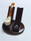 Woodmere 2 Pipe Walnut with Ebony Pipe Holder Woodmere 2 Pipe Walnut with Ebony Pipe Holder