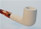 Standard Billiard Smooth Bent Meerschaum Pipes with Velvet Chest