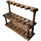 12 Pipe Double Wood Pipe Rack