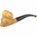 Pre-colored Pirate with Rusticated Shank Meerschaum Pipe Pre-colored Pirate with Rusticated Shank Meerschaum Pipe