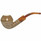 Deluxe Pre-colored Bulldog 3D Lattice Meerschaum Pipe Deluxe Pre-colored Bulldog 3D Lattice Meerschaum Pipe