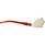 Lion Slightly Bent Churchwarden Meerschaum Pipe Lion Slightly Bent Churchwarden Meerschaum Pipe