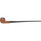 Light Brown Straight Stem Italian Briar Churchwarden Pipe