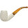 Special Billiard Teardrop Lattice Meerschaum Pipe Special Billiard Teardrop Lattice Meerschaum Pipe