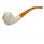 Deluxe Fancy Claw Bent Stem Meerschaum Pipe