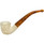 Small Embossed Floral Meerschaum Pipe Small Embossed Floral Meerschaum Pipe