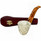 Small Embossed Floral Meerschaum Pipe Small Embossed Floral Meerschaum Pipe