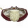 Embossed Floral Lattice Rim Meerschaum Pipe