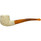 Embossed Floral Lattice Rim Meerschaum Pipe