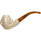Special Round Lattice Bowl Claw Meerschaum Pipe