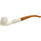 Hand Holding Bowl Knurl Meerschaum Pipe