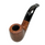 Brown Saddle Stem Briar Pipe - Full Bent