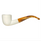 Deluxe Smooth Flat Rim Meerschaum Pipe