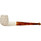 Lattice Teardrop Straight Stem Meerschaum Pipe
