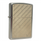 Zippo Satin Chrome Diagonal Waves Pipe Lighter