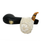 Special Embossed Floral Bent Stem Meerschaum Pipe