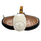 Special Embossed Floral Bent Stem Meerschaum Pipe