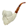 Baglan Hand-Carved Viking Signed Meerschaum Pipe