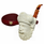 Baglan Hand-Carved Viking Signed Meerschaum Pipe