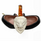 Lion Oom Paul Style Full Bent Meerschaum Pipe