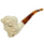 Hand-Carved Antiqued Santa Claus Meerschaum Pipe