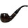 Royal Brandy Silver Ring Bent Briar Pipe