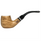 Meerschaum Lined Smooth Sitter Olive Wood Pipe