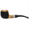 Meerschaum Lined Smooth Rim Olive Wood Pipe