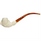 Signed Selver Smooth Claw Churchwarden Meerschaum Pipe
