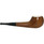African Wood Stubby Oval Shank Meerschaum-Lined Pipe
