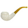 Special Hand-Carved Smooth Divot Meerschaum Pipe