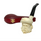 Bearded Cavalier Portrait Knurl Meerschaum Pipe